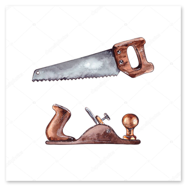 Werkbank mit handwerklichen Tools