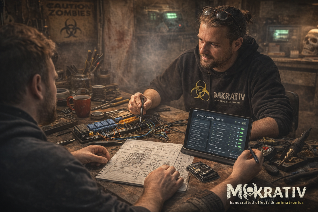 Skizzen und Beratungsgespräch