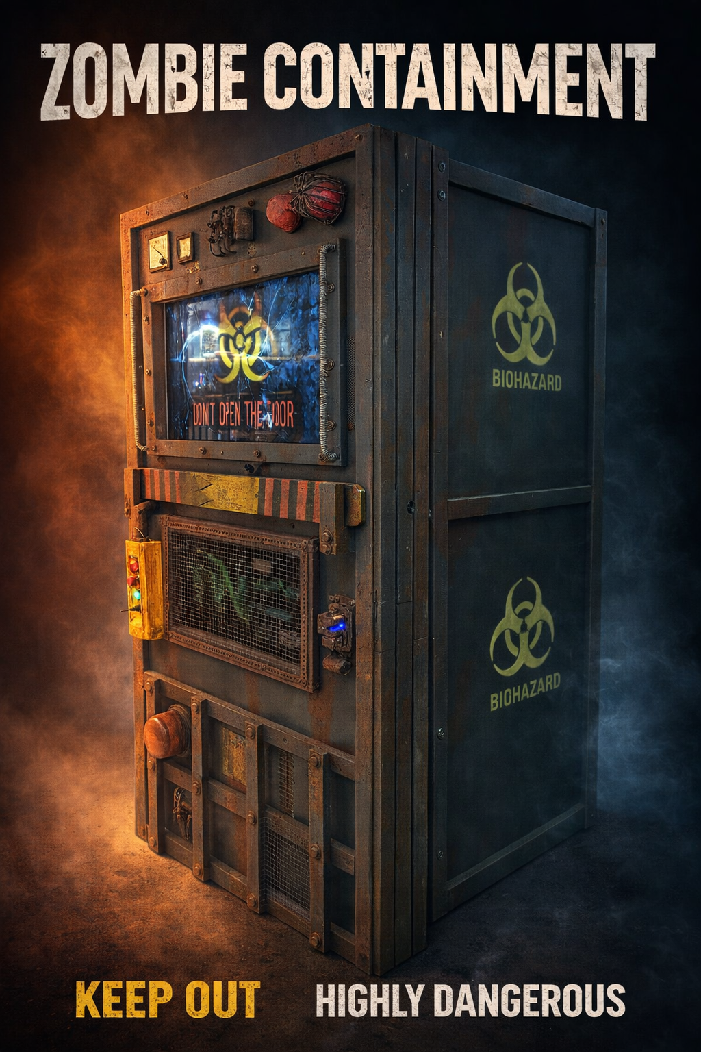 Zombie Contaminant Animatronic mit Effekten